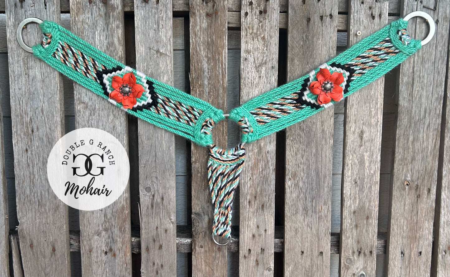 Mint & Orange Breast Collar