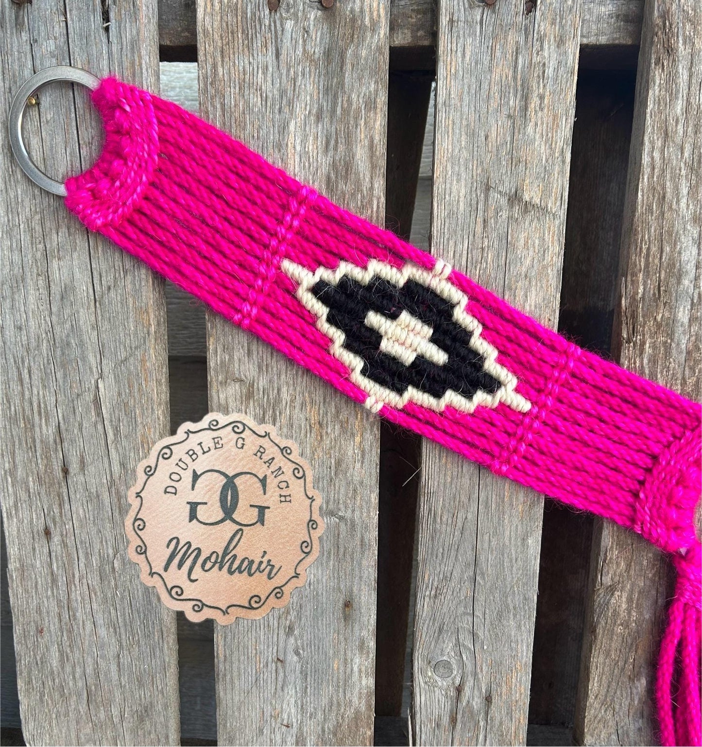 Hot Pink Mohair Breast Collar