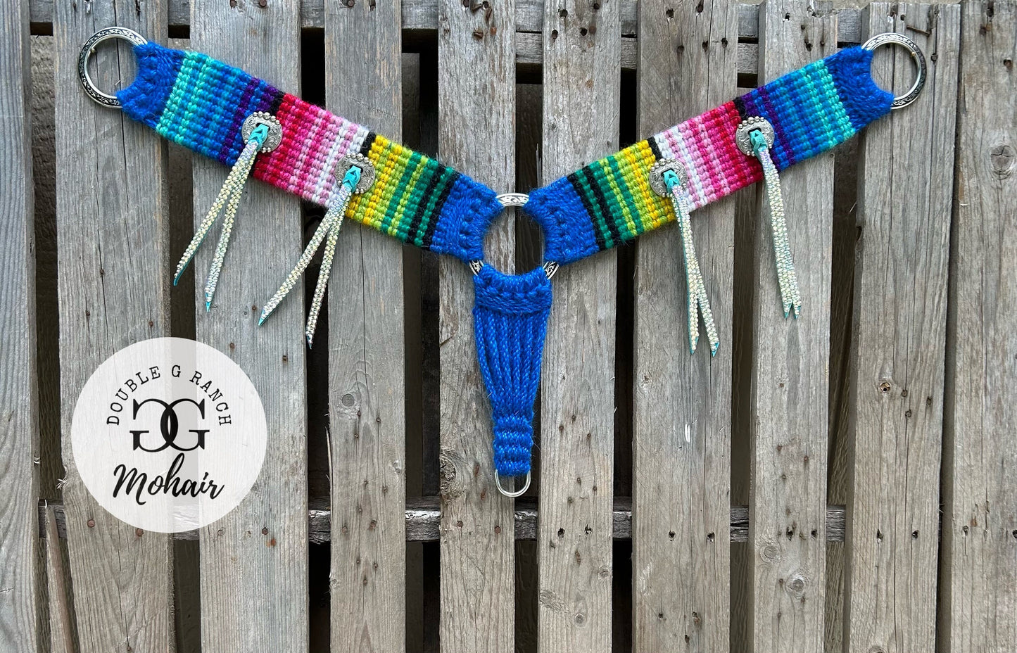 Mohair Breast Collar/Fancy Serape with Fringe