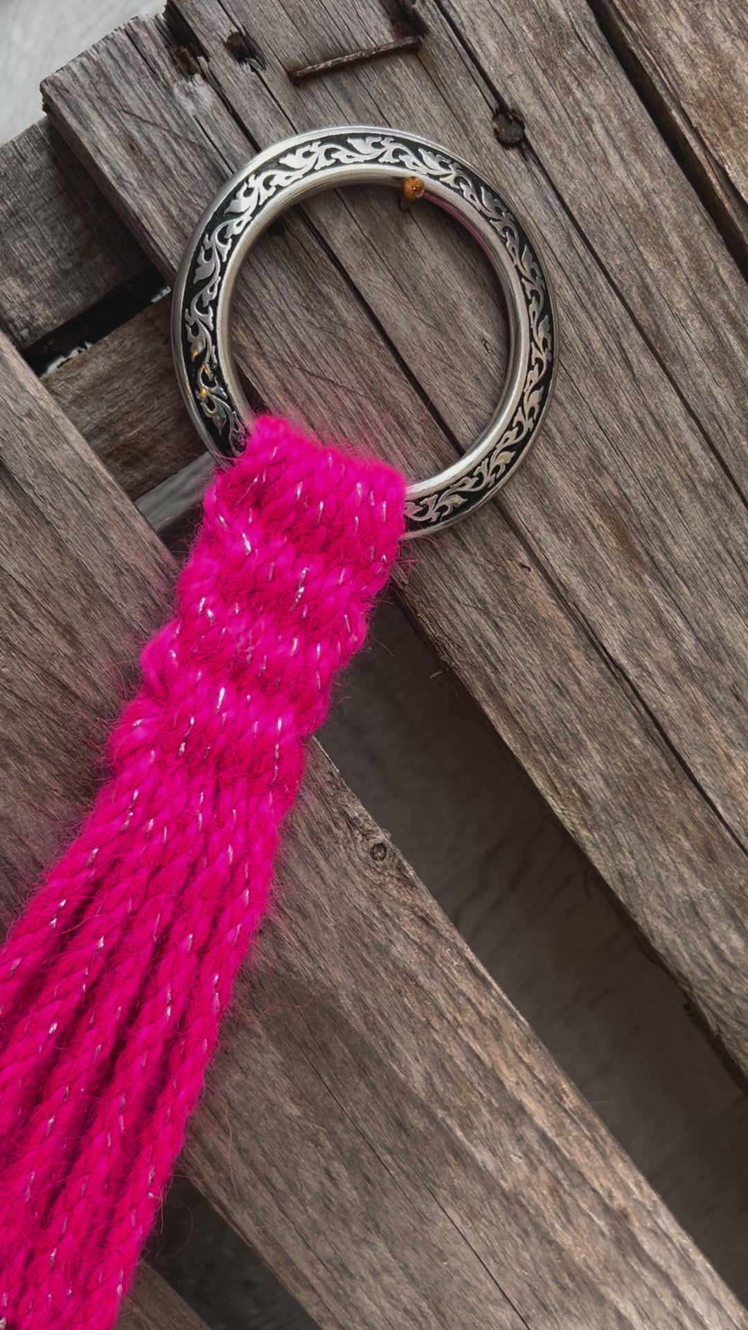 hot pink ホットピンク ストール 刺繍 Neon Pink Mohair Breast Collar – Double G Ranch Mohair