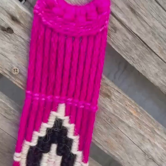 Hot Pink Mohair Breast Collar